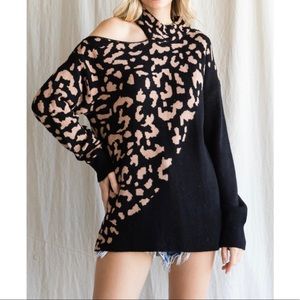 Open Shoulder Sweater